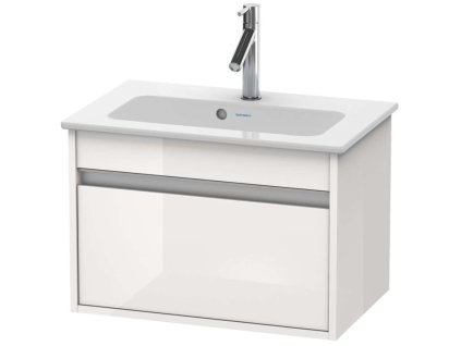 Duravit Ketho Umývadlová skrinka Compact 41x60x39 cm, 1 zásuvka, lesklá biela KT642202222