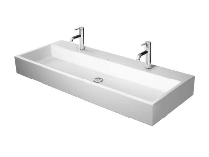 Duravit Vero Air Dvojumývadlo nábytkové, 120x47 cm, bez prepadu, s otvormi na batérie, biela 2350120072
