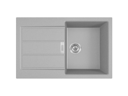 Franke Sirius 2.0 Tectonitový drez S2D 611-78, 78x50 cm, sivá 143.0613.585