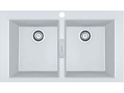 Franke Sirius 2.0 Tectonitový drez S2D 620-86, 86x50 cm, biela 143.0637.160