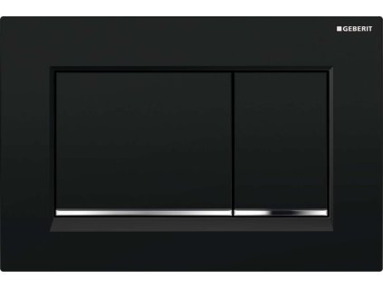 Geberit Sigma30 Ovládacie tlačidlo splachovania, čierna/chróm 115.883.KM.1