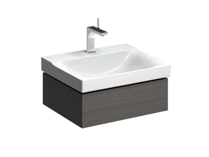 Geberit Xeno 2 Skrinka pod umývadlo 60 cm, zásuvka s LED svietidlom, sivá 500.505.43.1