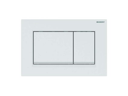 Geberit Sigma30 Ovládacie tlačidlo na 2 množstvá splachovania, biela/biela mat 115.883.11.1