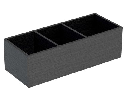 Geberit VariForm Organizér do zásuvky, 18x14x37 cm, tmavosivá 501.157.00.1