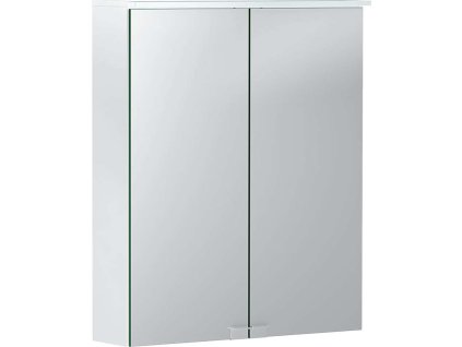 Geberit Option Zrkadlová skrinka s osvetlením, 56x68x18 cm, biela 500.258.00.1