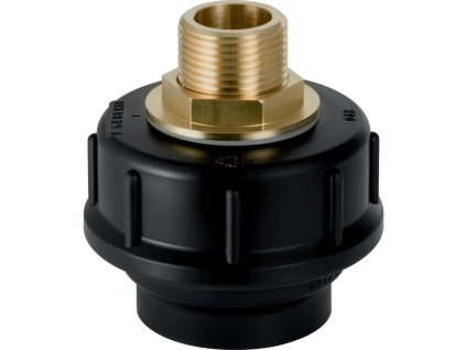 Geberit Príslušenstvo Prechodová spojka s vonkajším závitom a skrutkovaním, DN40, G 1 152.978.00.1