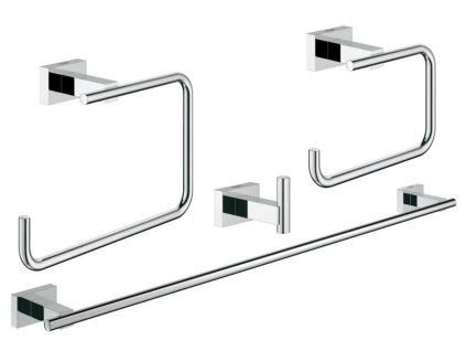 Grohe Essentials Cube Súprava doplnkov, chróm 40778001-GR