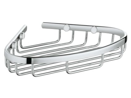 Grohe BauCosmopolitan Drôtená rohová polička, 16x20 cm, chróm 40664001-GR