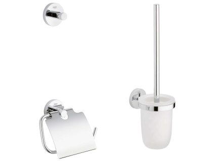 Grohe Essentials Súprava doplnkov na toaletu 3 v 1, chróm 40407001-GR