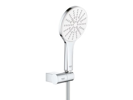 Grohe Rainshower SmartActive Súprava sprchovej hlavice 130 9,5 l/min, 3 prúdy, držiaku a hadice, mesačná biela 26580LS0-GR