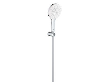 Grohe Rainshower SmartActive Súprava sprchovej hlavice 130 9,5 l/min, 3 prúdy, držiaku a hadice, mesačná biela 26581LS0-GR