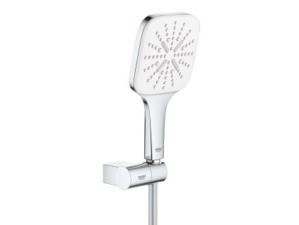 Grohe Rainshower SmartActive Cube Súprava sprchovej hlavice 130 9,5 l/min, 3 prúdy, držiaku a hadice, mesačná biela 26588LS0-GR