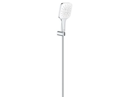 Grohe Rainshower SmartActive Cube Súprava sprchovej hlavice 130 9,5 l/min, 3 prúdy, držiaku a hadice, mesačná biela 26589LS0-GR