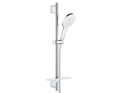 Grohe Rainshower SmartActive Súprava sprchovej hlavice 130 9,5 l/min, 3 prúdy, tyče 60 cm a hadice, mesačná biela 26577LS0-GR
