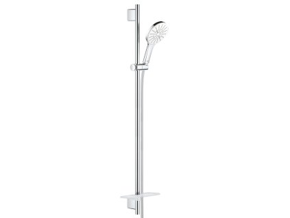 Grohe Rainshower SmartActive Súprava sprchovej hlavice 130 9,5 l/min, 3 prúdy, tyče 90 cm a hadice, mesačná biela 26579LS0-GR