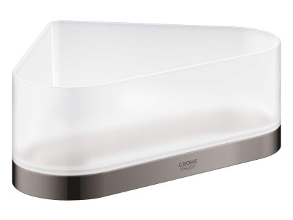 Grohe Selection Miska do sprchy s držiakom, rohová, Hard Graphite 41038A00-GR