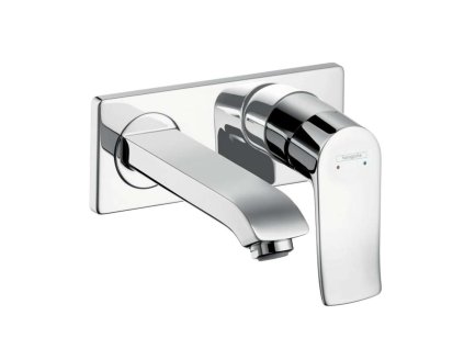 Hansgrohe Metris New Umývadlová páková batéria pod omietku, chróm 31085000-HG
