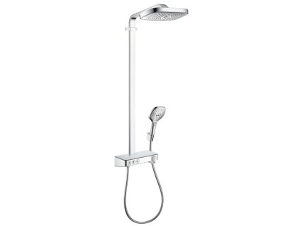 Hansgrohe Raindance Select E Sprchový set Showerpipe 300 s termostatom ShowerTablet Select, 3 prúdy, chróm 27127000-HG