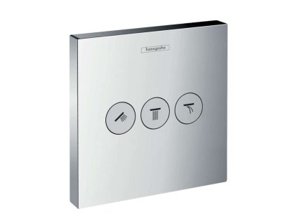 Hansgrohe Shower Select Ventil pod omietku na 3 spotrebiče, chróm 15764000-HG