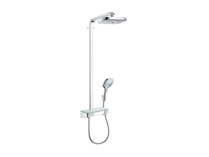 Hansgrohe Raindance Select E Sprchový set s termostatom ShowerTablet, 30 cm, 2 prúdy, chróm 27126000-HG