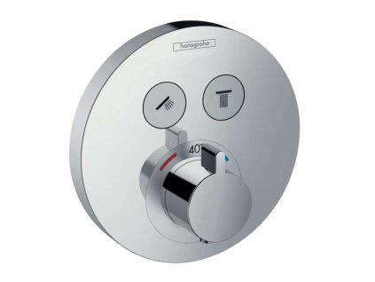 Hansgrohe Shower Select Termostatická batéria pod omietku na 2 spotrebiče, chróm 15743000-HG