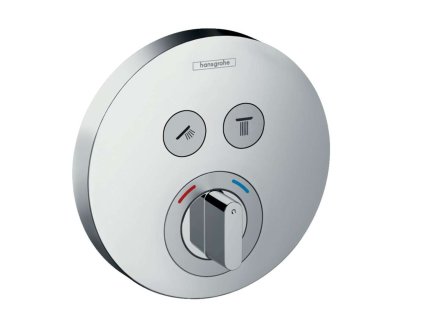 Hansgrohe Shower Select Batéria pod omietku na 2 spotrebiče, chróm 15748000-HG