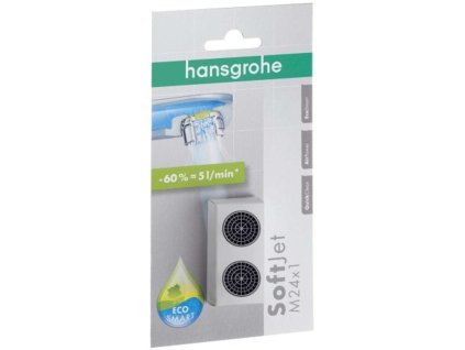 Hansgrohe Príslušenstvo Perlátor SoftJet M24x1 s obmedzovačom prietoku na 5 l/min, chróm 13182000-HG
