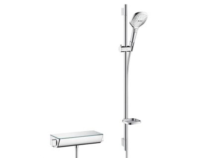 Hansgrohe Raindance Select E Sprchový set 120 s termostatom Ecostat Select, 3 prúdy, biela/chróm 27039400-HG