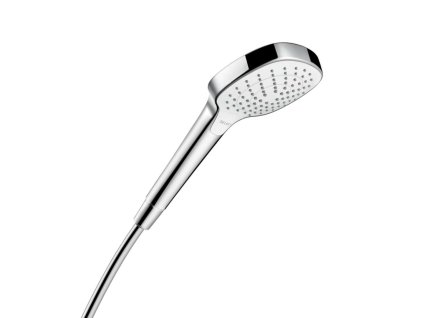 Hansgrohe Croma Select E Sprchová hlavica Vario, 3 prúdy, EcoSmart, 9 l/min, biela/chróm 26813400-HG