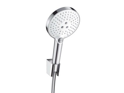 Hansgrohe Raindance Select S Set sprchovej hlavice, 3 prúdy, držiaka a hadice, biela/chróm 26721400-HG