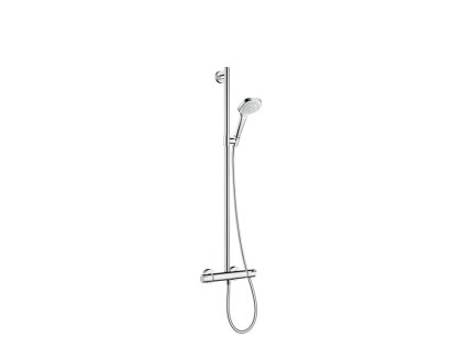 Hansgrohe Croma Select E Sprchový set SemiPipe Multi s termostatom, biela/chróm 27248400-HG