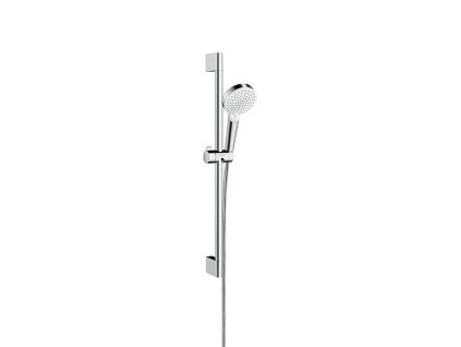 Hansgrohe Crometta Set sprchovej hlavice, 2 prúdy, tyče a hadice, Green 6 l/min, biela/chróm 26555400-HG