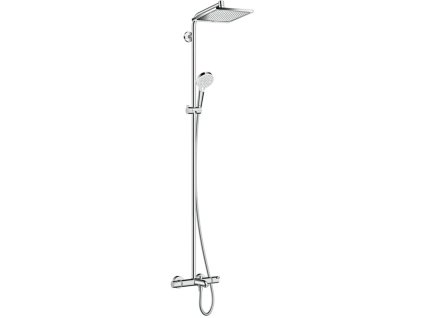 Hansgrohe Crometta Set Showerpipe E 240 s vaňovým termostatom, 2 prúdy, chróm 27298000-HG