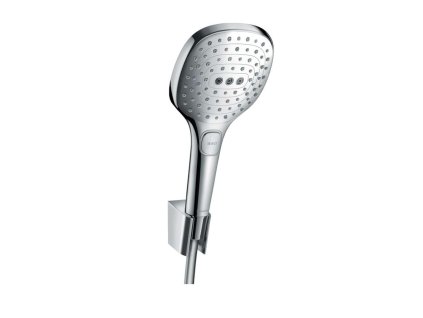 Hansgrohe Raindance Select E Set sprchovej hlavice E 120, 3 prúdy, držiaku a hadice, chróm 26700000-HG
