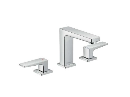 Hansgrohe Metropol Umývadlová batéria s výpusťou Push-Open, 3-otvorová inštalácia, chróm 32514000-HG