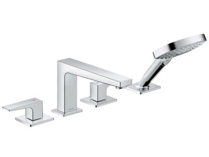 Hansgrohe Metropol Batéria na okraj vane, 4-otvorová inštalácia, chróm 32553000-HG