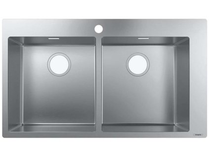 Hansgrohe Drezy Vstavaný drez S711-F765, nehrdzavejúca oceľ 43303800-HG