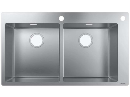 Hansgrohe Drezy Vstavaný drez S712-F765, nehrdzavejúca oceľ 43311800-HG