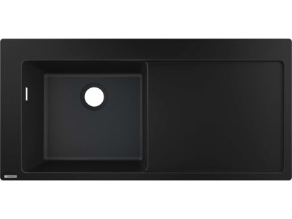 Hansgrohe Drezy Zabudovaný granitový drez S5110-F45, grafitová čierna 43330170-HG