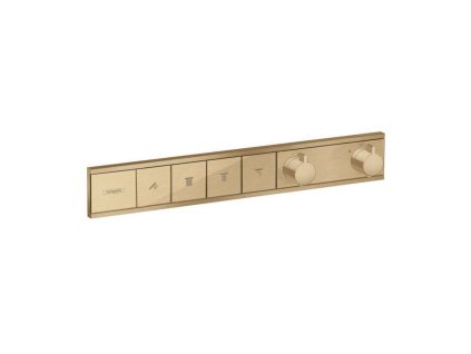 Hansgrohe RainSelect Batéria pod omietku na 4 spotrebiče, kefovaný bronz 15382140-HG
