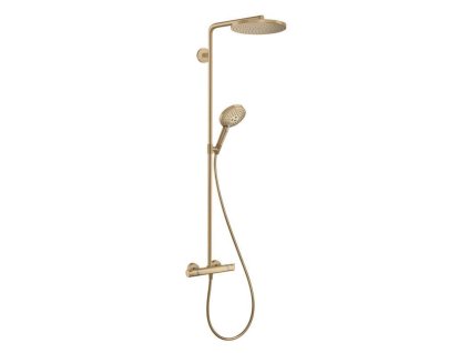 Hansgrohe Raindance Select S Sprchový set Showerpipe s termostatom, 3 prúdy, kefovaný bronz 27633140-HG
