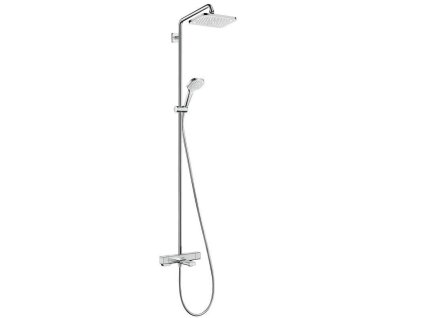 Hansgrohe Croma Sprchový set s vaňovým termostatom, 28x17 cm, 3 prúdy, chróm 27687000-HG