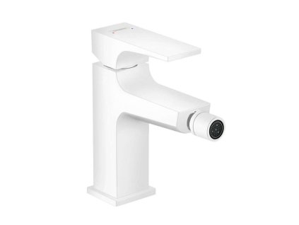 Hansgrohe Metropol Bidetová batéria s výpusťou Push-Open, matná biela 32520700-HG