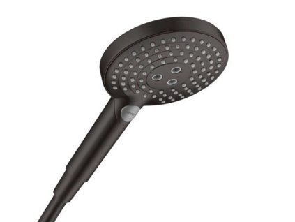 Hansgrohe Raindance Select S Sprchová hlavica 120, 3 prúdy, EcoSmart, matná čierna 26531670-HG