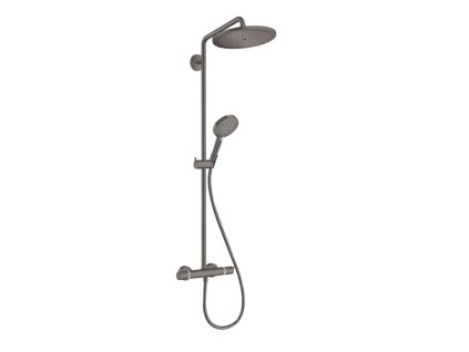 Hansgrohe Croma Select S Sprchový set Showerpipe 280 s termostatom, kefovaný čierny chróm 26890340-HG