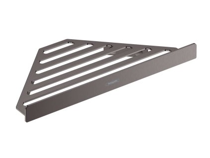 Hansgrohe AddStoris Polička rohová, kefovaný čierny chróm 41741340-HG