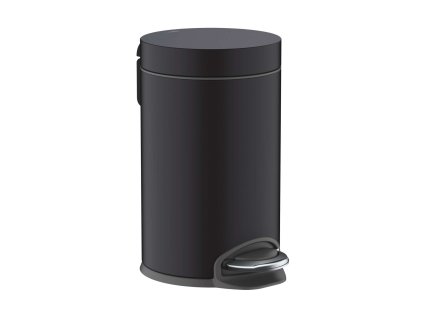 Hansgrohe AddStoris Odpadkový kôš 3 l, SoftClose, matná čierna 41775670-HG