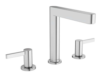 Hansgrohe Finoris Umývadlová batéria 160, 3-otvorová inštalácia, s výpusťou Push-Open, EcoSmart, chróm 76034000-HG