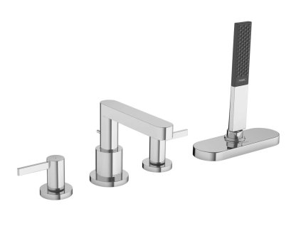 Hansgrohe Finoris Batéria na okraj vane, 4-otvorová inštalácia, sBox, chróm 76444000-HG