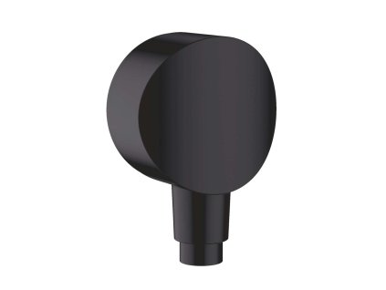 Hansgrohe Fixfit Sprchové kolienko S so spätným ventilom, matná čierna 26453670-HG